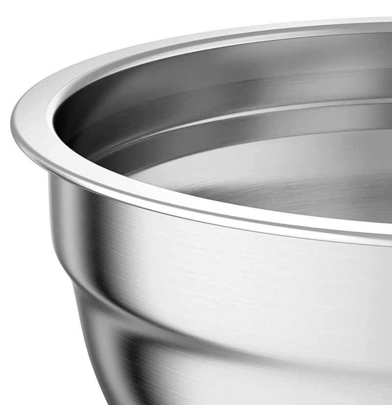 3PC Stainless Steel Mixing Bowl With Airtight Lid