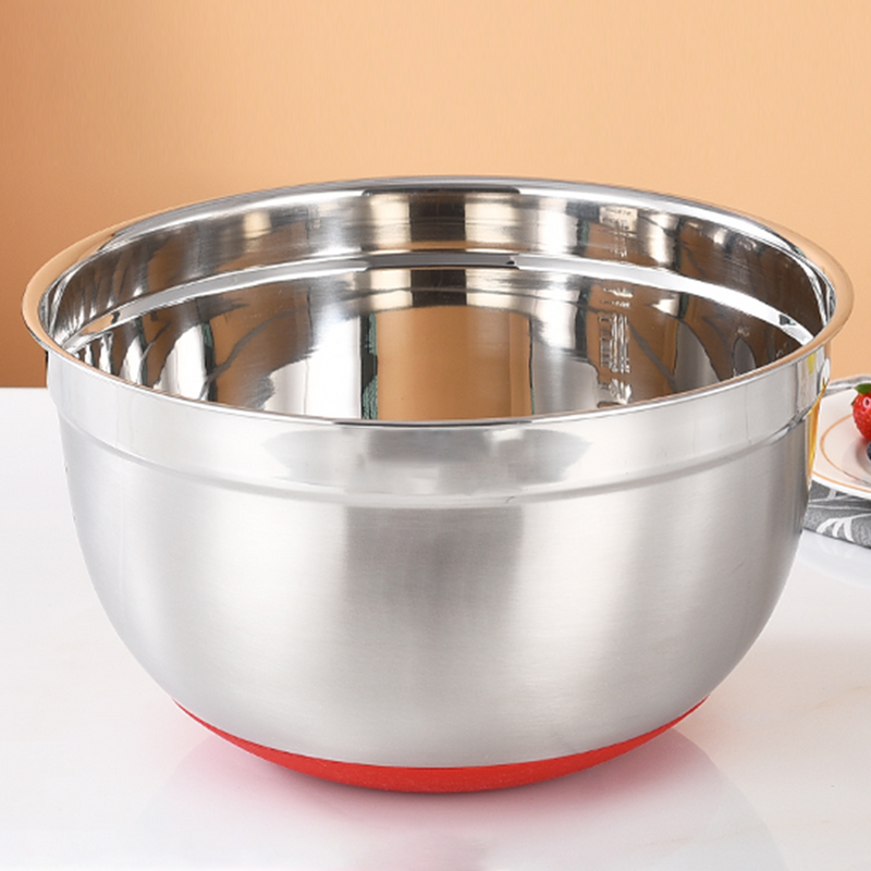3PC Stainless Steel Mixing Bowl With Airtight Lid