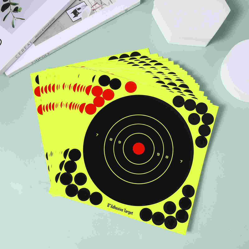 50PCS 8" Shooting Targets Self Adhesive Paper